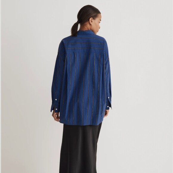 Madewell Oversize Cotton Popline Shirt - Picture 2 of 7